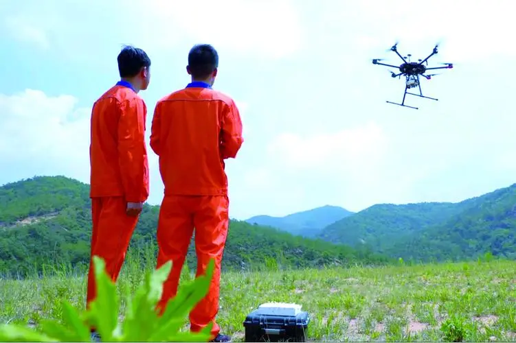 川汇无人机倾斜摄影巡检拍摄